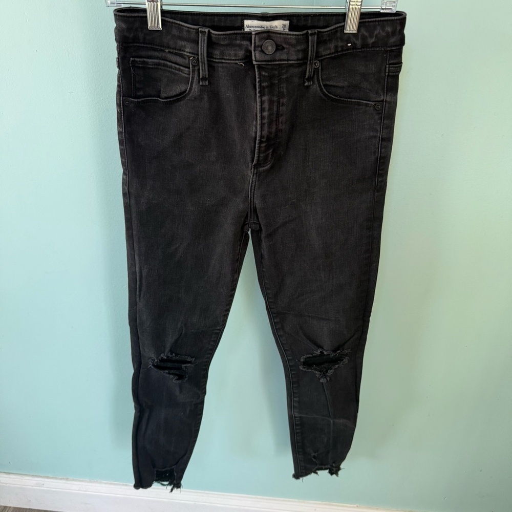 Abercrombie & Fitch Super Skinny Ankle High Rise Skinny Jeans Size 28/6